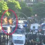 Almanya ter&ouml;rle 'tanıştı'! Dikkat &ccedil;eken kare