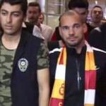 Havalimanında Wesley Sneijder izdihamı