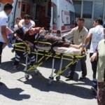 Komşusunu dilinden bı&ccedil;akladı