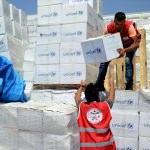 Türk Kızılayından Suriyelilere yardım
