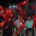 Sivas'ta demokrasi nöbeti devam etti