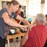 Kırklareli'de hacı adaylarına aşı yapıldı