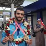 Başarılı sporcu Konya'ya iki madalya getirdi
