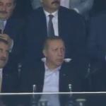 Erdoğan'ın gol sonrası sevinci kamerada!