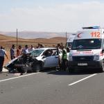 Sarıoğlan’da trafik kazası: 2 yaralı