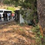 Antalya'da tur otobüsü devrildi