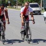 Almanya'dan Erzincan'a dostluk için pedal çevirdiler
