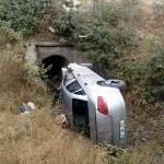 Tokat'ta otomobil devrildi: 5 yaralı