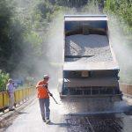 Başköy yolu bayrama hazır