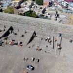 Tarihi Erzurum Kalesi'nde kazı çalışmaları sürüyor