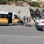 Ermenek'te trafik kazası: 2 yaralı