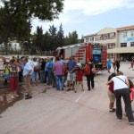 İzmir'de okul kantininde yangın
