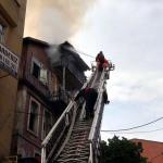 Zonguldak'ta çatı yangını