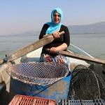 "Küçük Venedik"in kadın balıkçısı