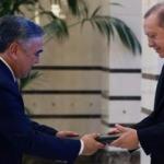 Cumhurbaşkanı Erdoğan Agzamkhodjaev'i kabul etti