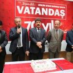 Vatandaş Gazetesinin 70. kuruluş yıl dönümü