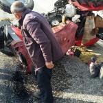 Gülova'da trafik kazası: 1 yaralı