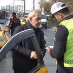İstanbul'da Taksilere polis denetimi