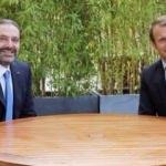 Macron, Paris'te Hariri ile görüştü