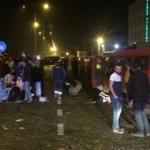 Samsun'da işçi servisi kaza yaptı