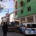 Uşak'ta yüksek gerilim hattına kapılan işçi öldü