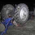 Afyonkarahisar'da traktör devrildi: 1 ölü