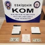 Eskişehir'de bir milyon dolarlık 2 banknot ele geçirildi
