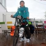 Bisikletiyle dünya turuna çıkan Japon gezgin, Bodrum'a ulaştı
