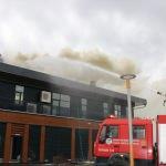 Pamukova'da çatı yangını
