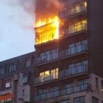 İngiltere'de 12 katlı binada yangın 