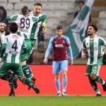 Konyaspor, Trabzon'u yıktı avantajı kaptı!