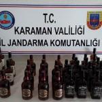 Karaman'da kaçak içki operasyonu
