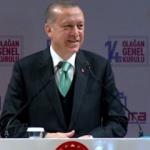 Erdoğan konuşurken bebek ağlamaya başlayınca...