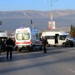 Kahramanmaraş'ta öğrenci servisleri çarpıştı: 9 yaralı