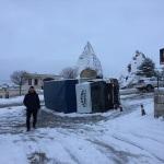 Nevşehir'de buzlanma kazaya neden oldu