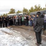 Sivas'ta öğrencilerden "kar duası"