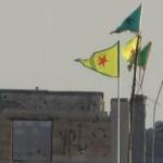 Tel Abyad'a PYD/YPG flamaları asıldı