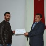 Nusaybin'de servis şoförleri ile avcılara sertifika
