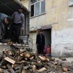 Elazığ'da Suriyeli sığınmacılara 100 ton odun yardımı