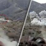 Bordo bereliler lazerle işaretledi, F-16 vurdu