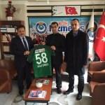 Sivas Belediyespor'dan Hizmet-İş'e ziyaret