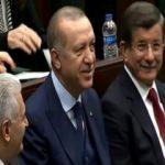 Erdoğan, Yıldırım ve Davutoğlu ile yan yana