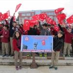 Kale'de Zeytin Dalı Harekatı'na bayraklı destek