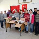 Ahıskalı öğrencilerden Mehmetçik'e destek