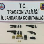 Trabzon'da kaçak silah operasyonu