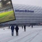 Beşiktaş ma&ccedil;ı &ouml;ncesi kar alarmı! Her yer bembeyaz