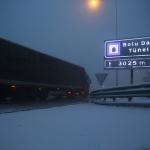 Bolu Dağı'nda yoğun kar yağışı