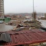 Yozgat'ta şiddetli rüzgar çatıları uçurdu: 1 yaralı