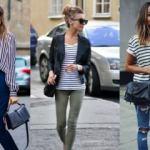 Çizgili parçalar nasıl kombinlenir?