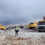 Kırklar Dağı'nda ruhsatsız inşa edilen binaların yıkımı tamamlandı